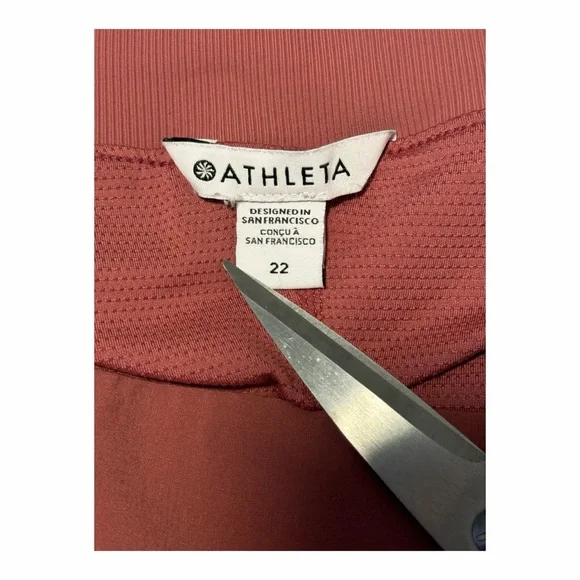 Athleta Dusty Rose Active Skort w/ Built-In Shorts | Size 22 LA1 - Picture 4 of 6